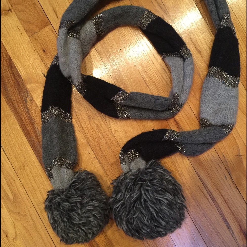 Juicy Couture Striped Scarf RARE - Picture 2 of 4