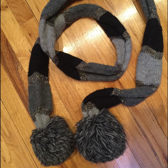 Juicy Couture Striped Scarf RARE - Picture 2 of 4