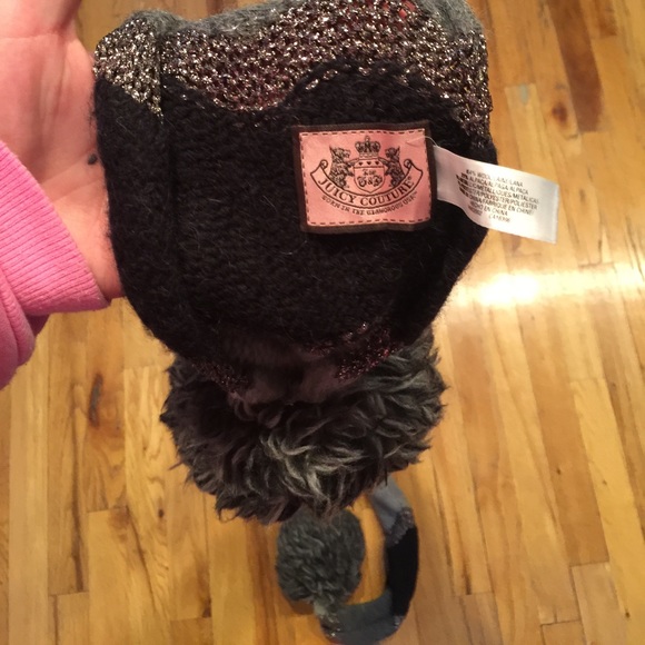 Juicy Couture Striped Scarf RARE - Picture 3 of 4