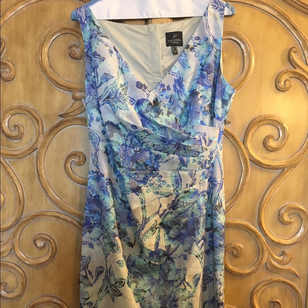 Adrianna Papell dress size 8, fits like a 6.