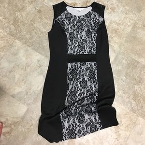 Gorgeous black and white dress