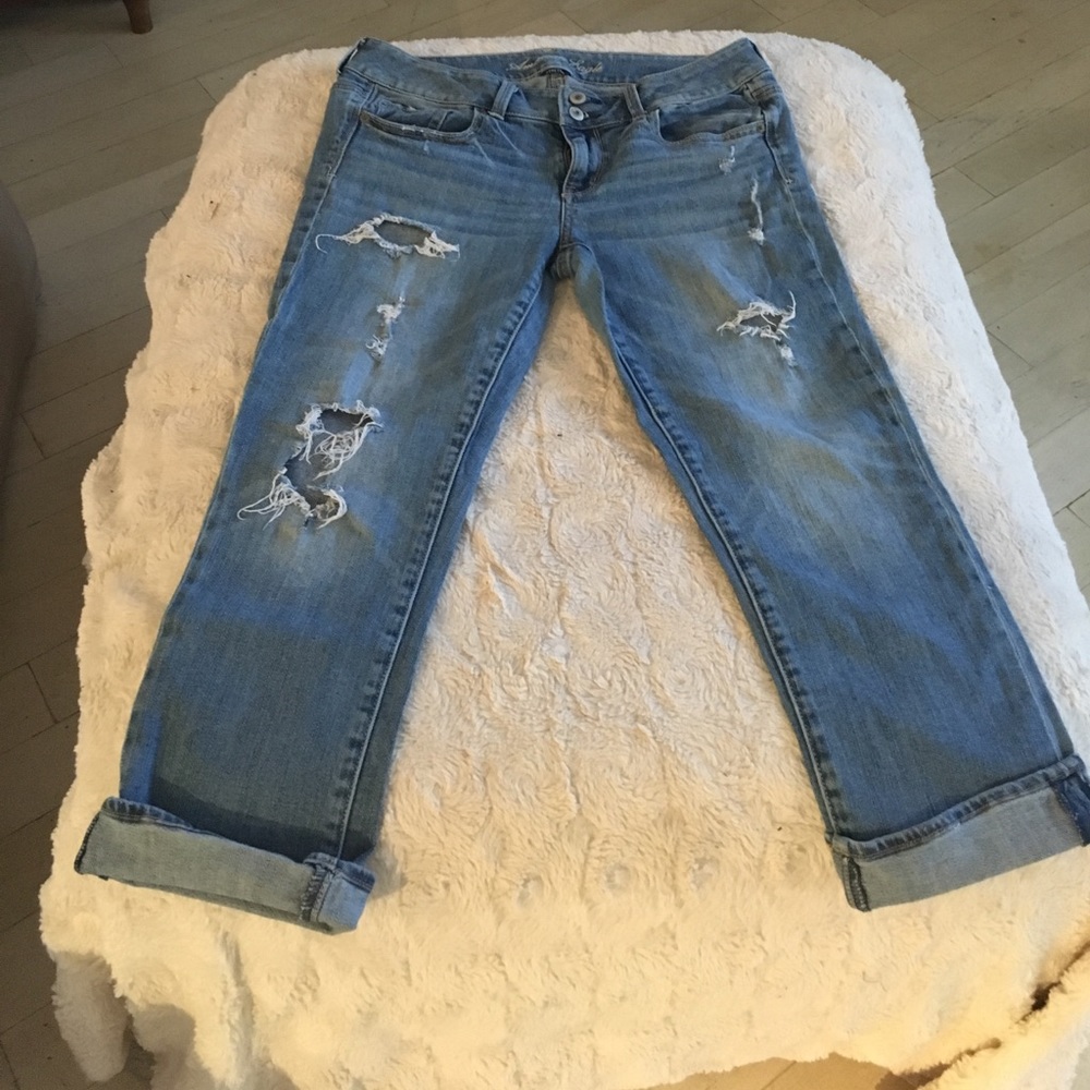 American Eagle cropped artist pants size 10