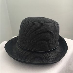 Talbots Straw bucket Cloche Hat