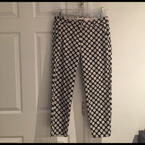 Polka Dot J Crew Pants