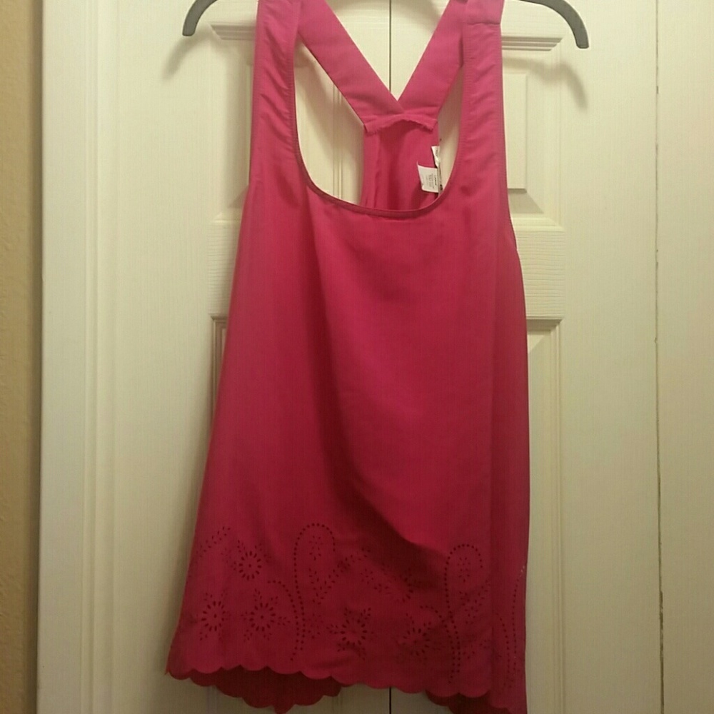 Fuscia colored top
