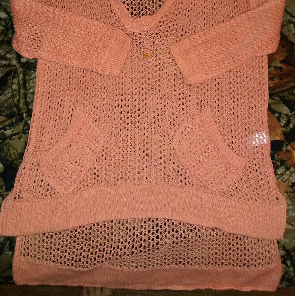 Light weight peach over shirt