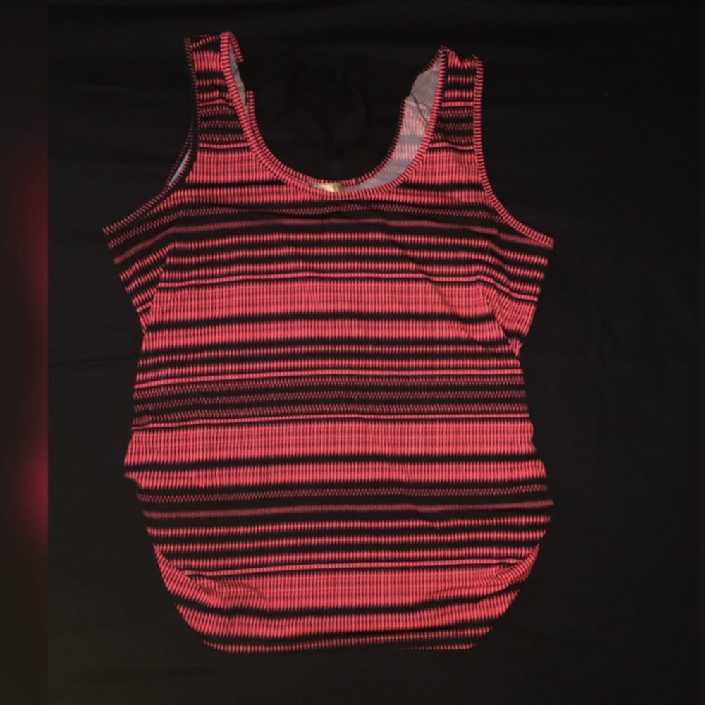 Neon Pink Swim/Active Tank