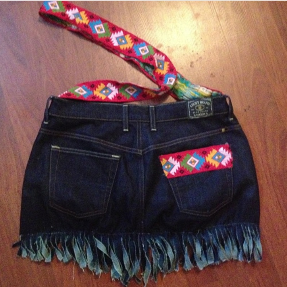 Custom jean purses
