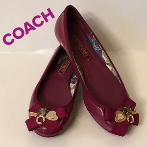 COACH POPPY "CAPER" COLLECTION FLATS