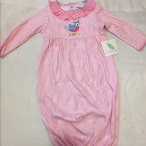 Baby girl's sleep sack with mitten sleeves. NWT