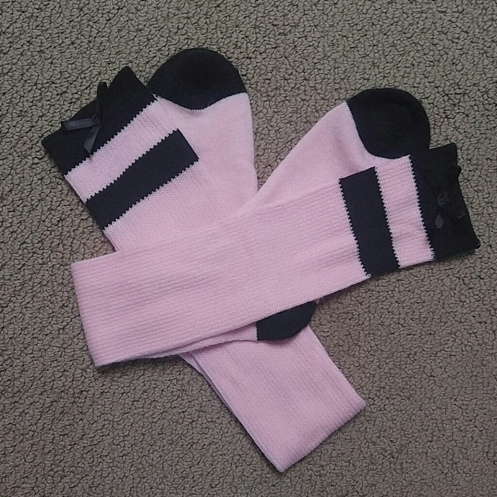 Over the knee Innocently Pink Socks