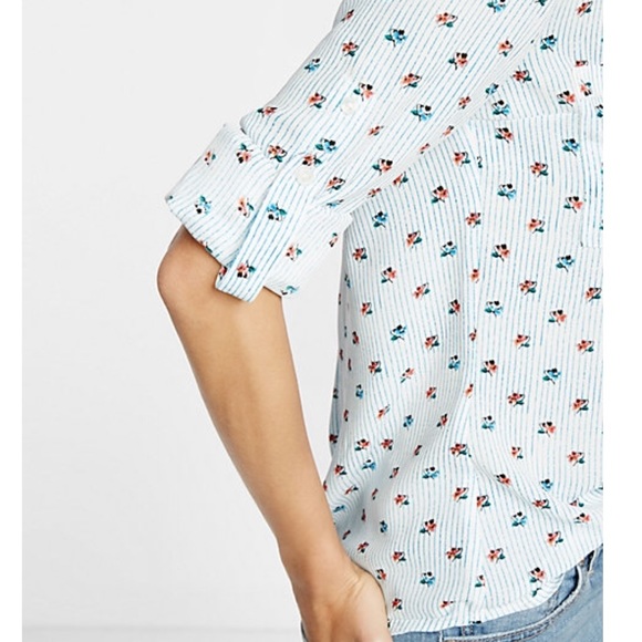 ISO! - Express Slim Fit Stripe Violets Portofino - Picture 2 of 2