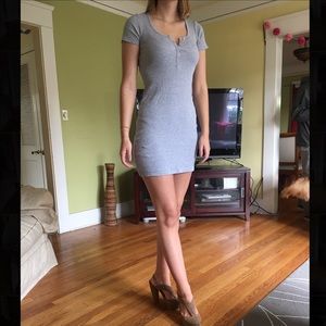 American Apparel Henley Dress