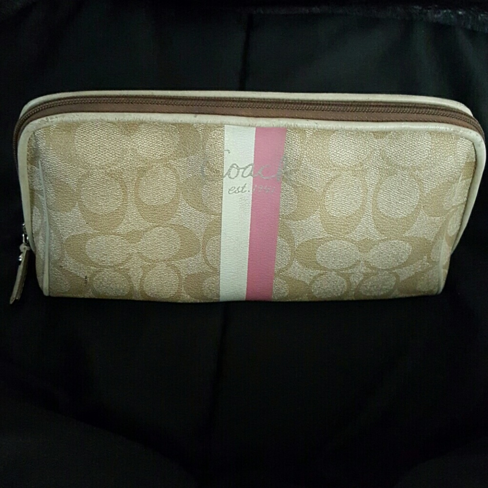 Coach make up bag