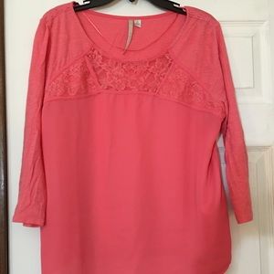 Coral Lauren Conrad Blouse