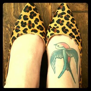 J.Crew Factory D'orsay Leopard Kitten Heels