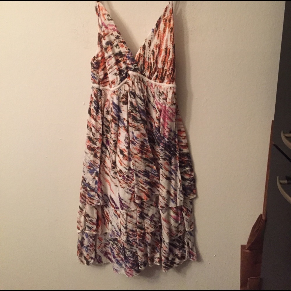 Multi colored, tiered sundress