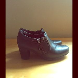 Clarks Black Ankle Bootie