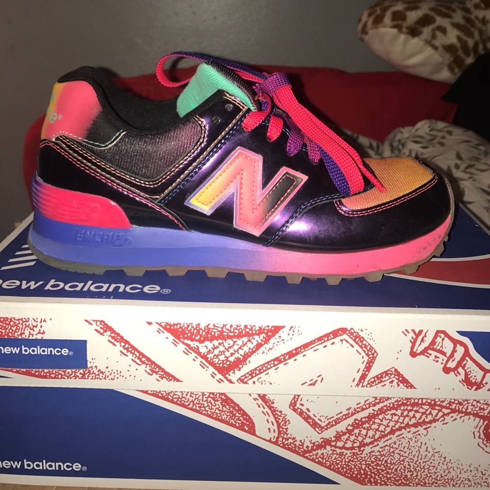 Rainbow New Balance Womens shoes