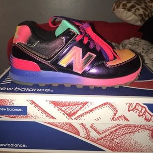 Rainbow New Balance Womens shoes