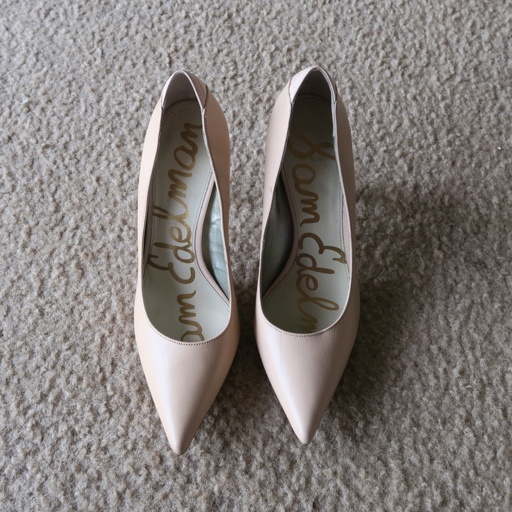 Sam Edelman Nude Pointed Heels