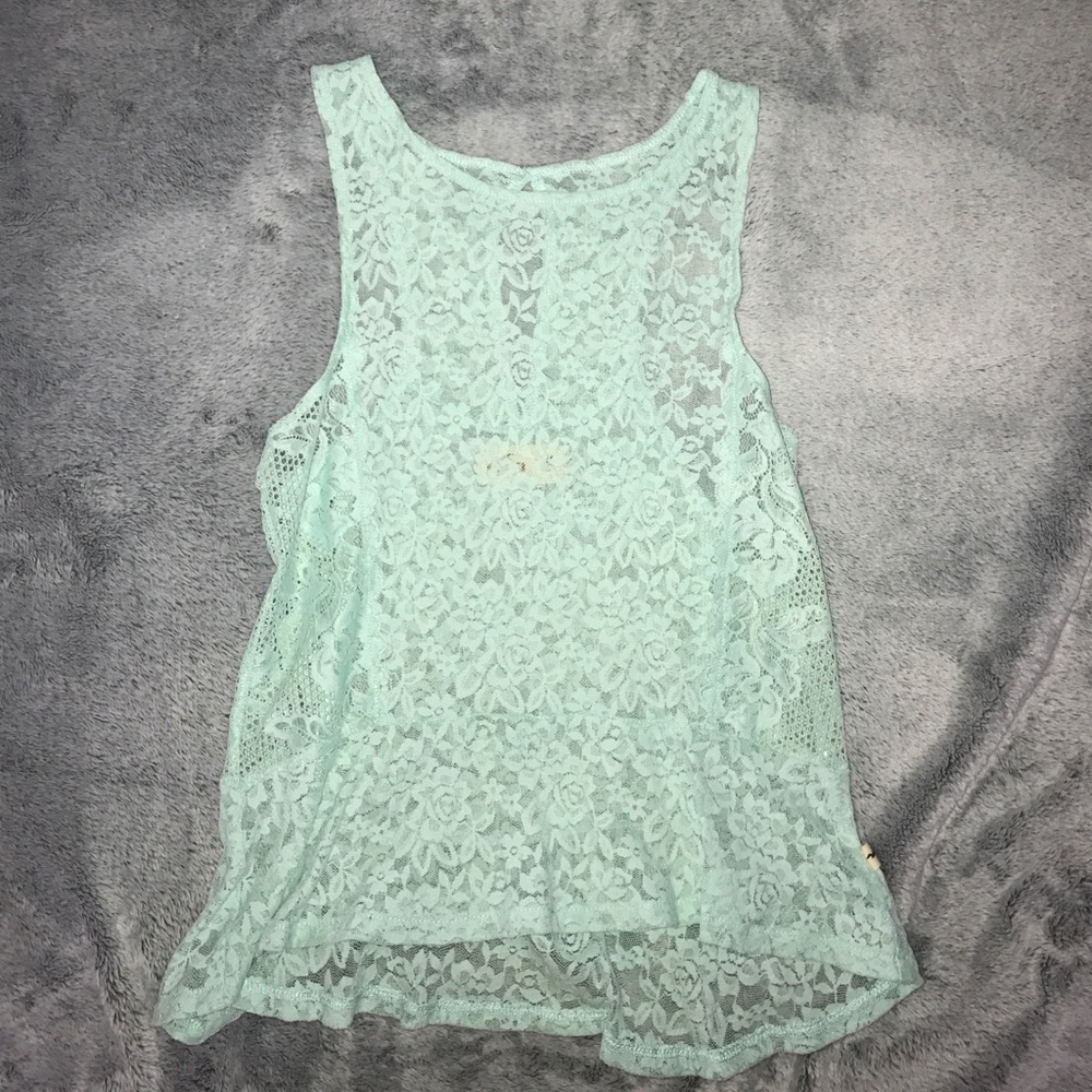 Hollister lace tank top