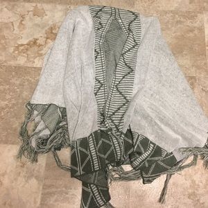 Sweater Poncho perfect for chilly nights!