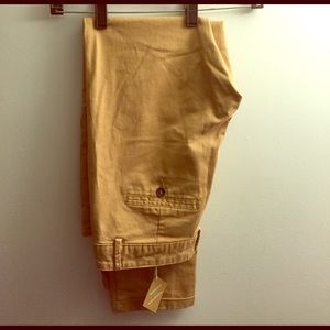 Zara cropped khakis chino pants