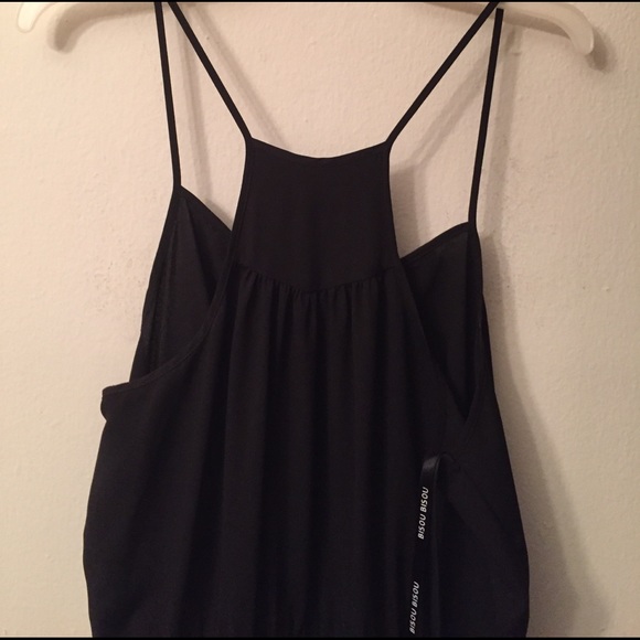 Racerback, high-low, ruffle front formal dress - Picture 4 of 4