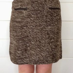 Tweed Brown Skirt