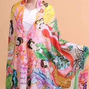 100% pure wool scarf and the colorful color