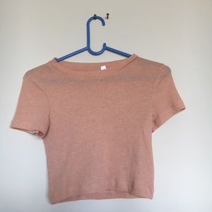 Ribbed crop top