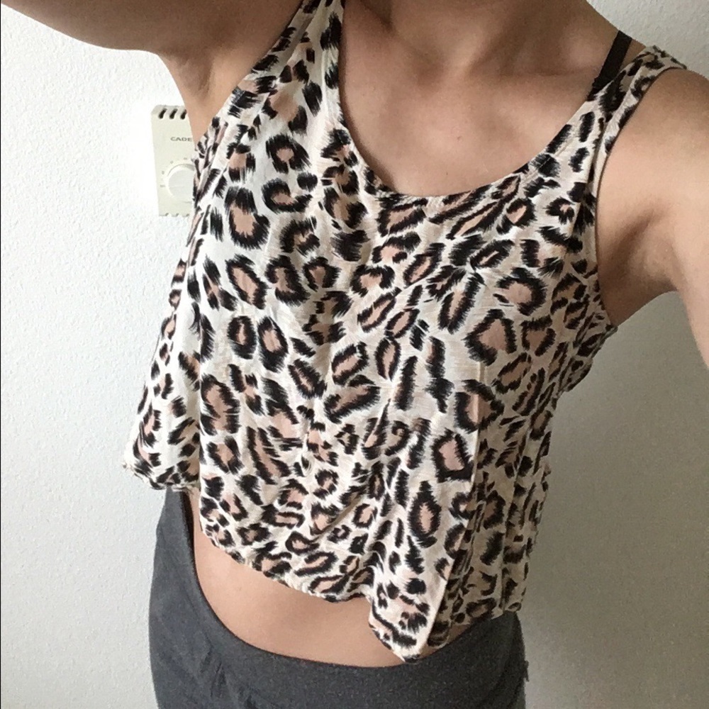Small Leopard Crop Top