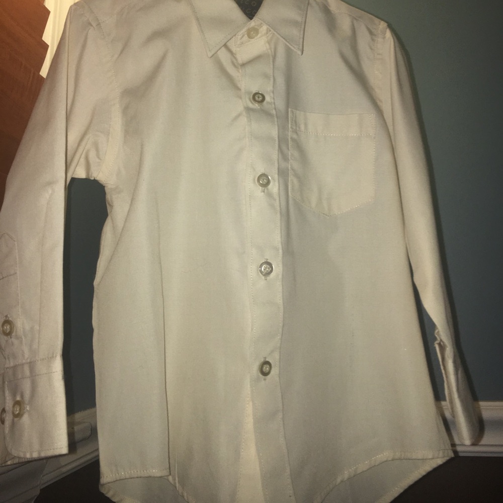 Cream dress shirt