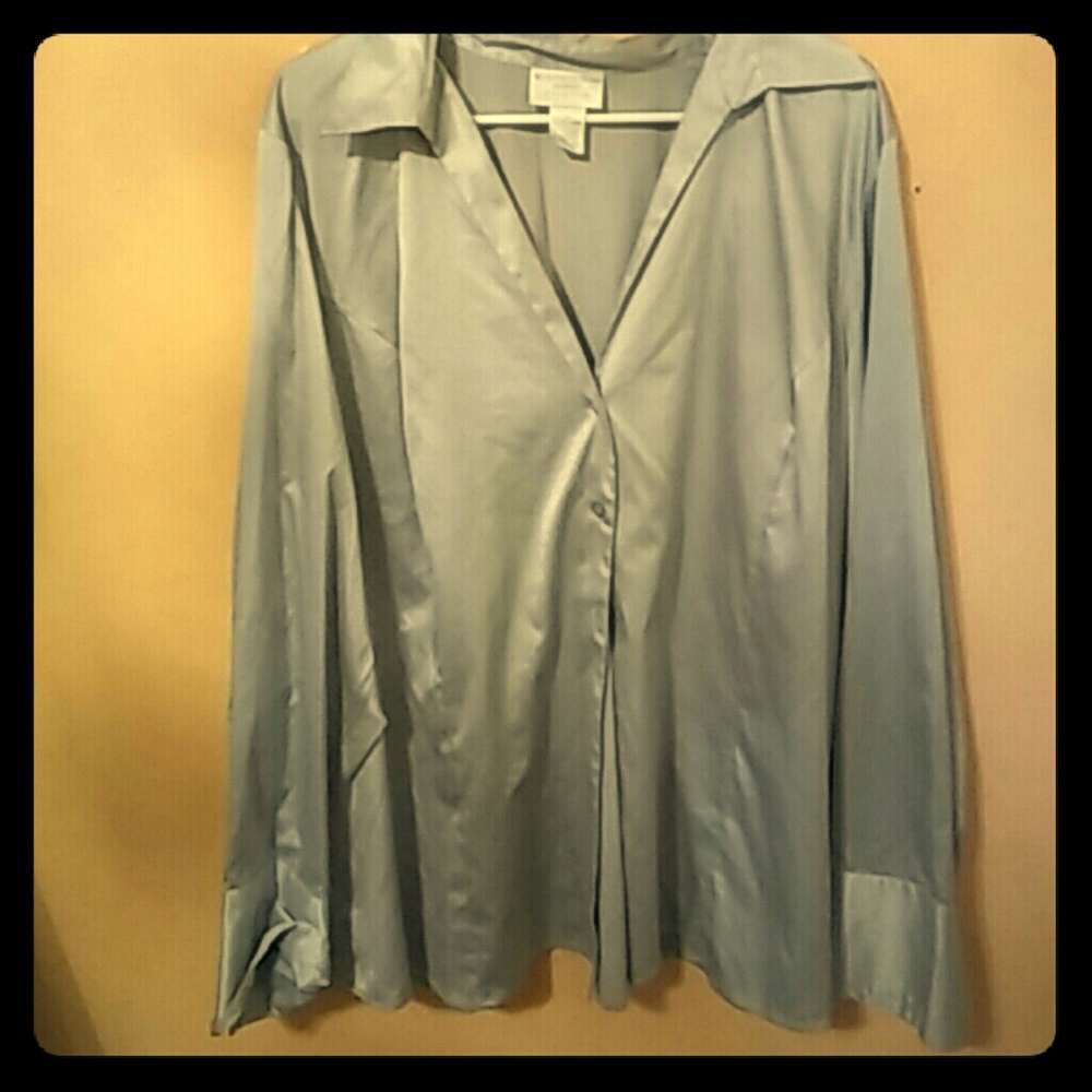 Sliver Satin blouse
