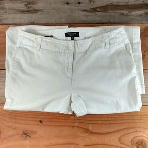 SALE White Talbots Petites Flare Pants