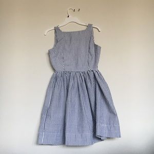 Striped poofy dress