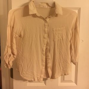 Cream colored blouse