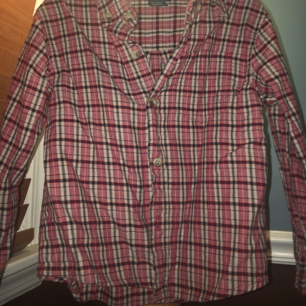 Plaid dress shirt