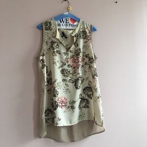 Nordstrom Ro&De floral blouse