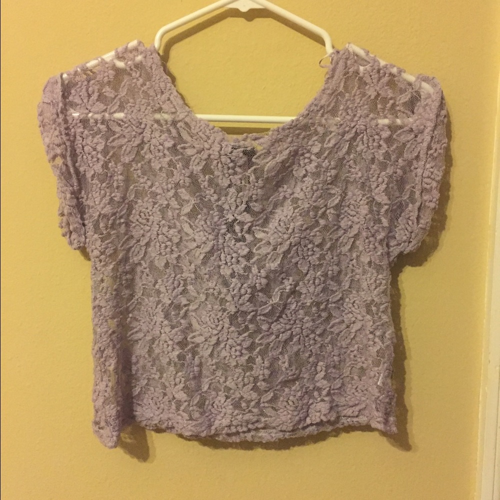 Purple Crop top!