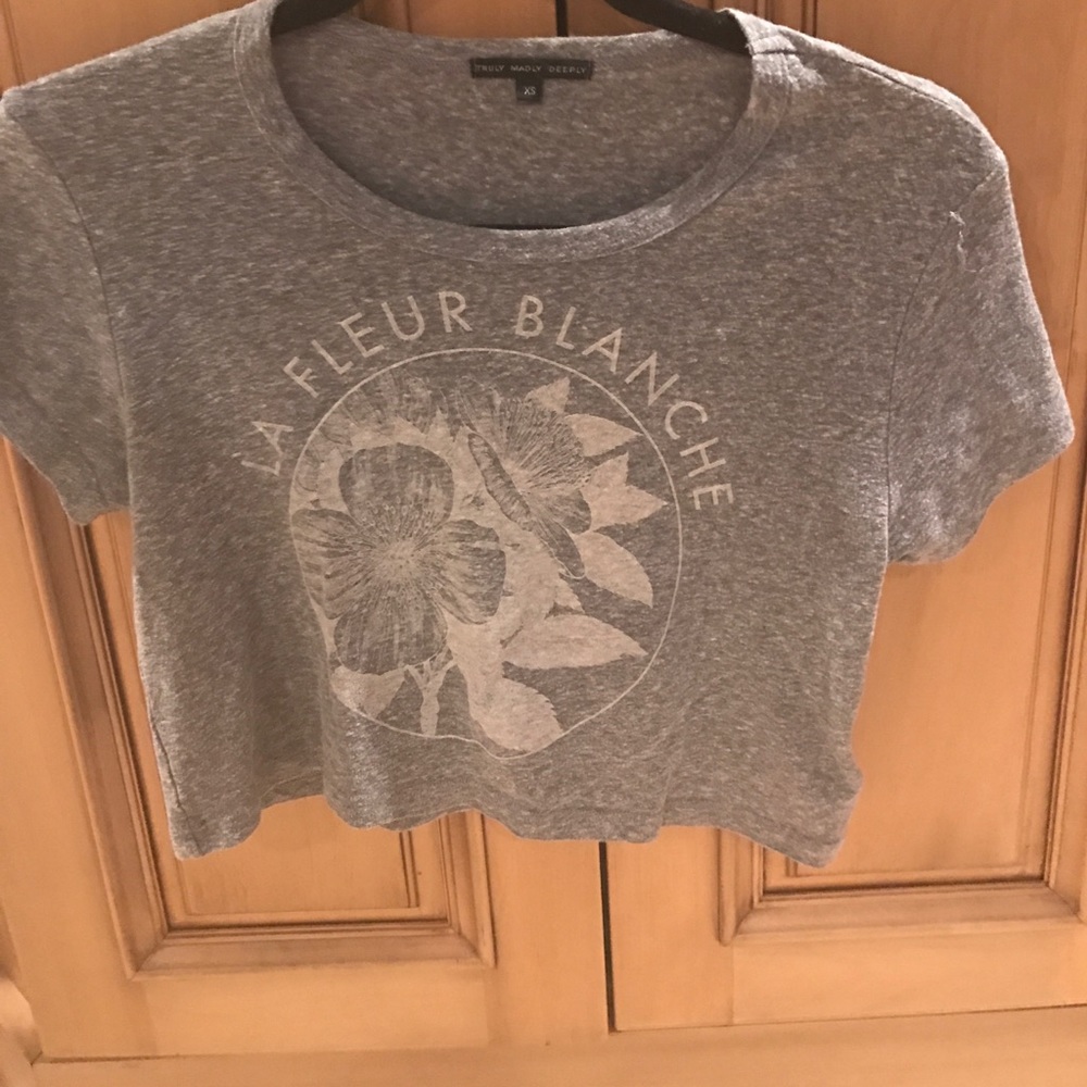 Turban Outfitters cropped graphic t-shirt XS