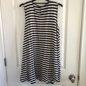 Black & White Striped Dress