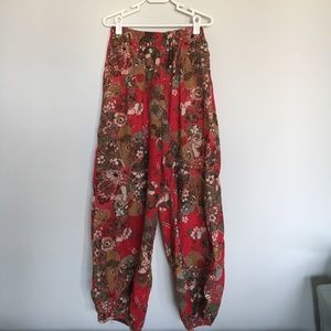 Fun, baggy Chinese pants!
