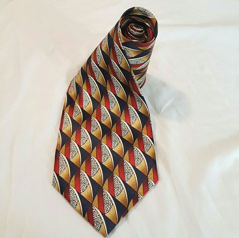 K.M. Milano 100% silk tie