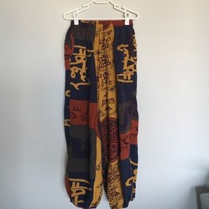Baggy long pants