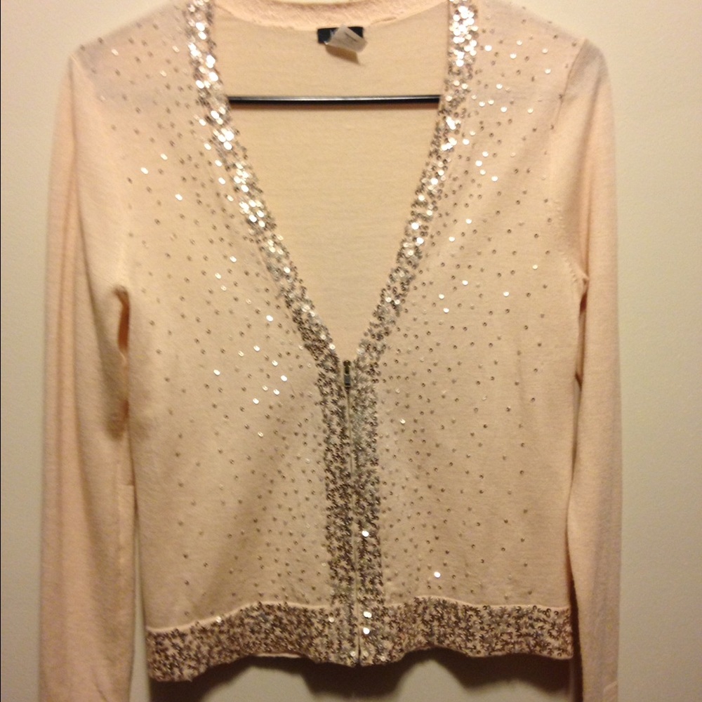 J.Crew pink half zip