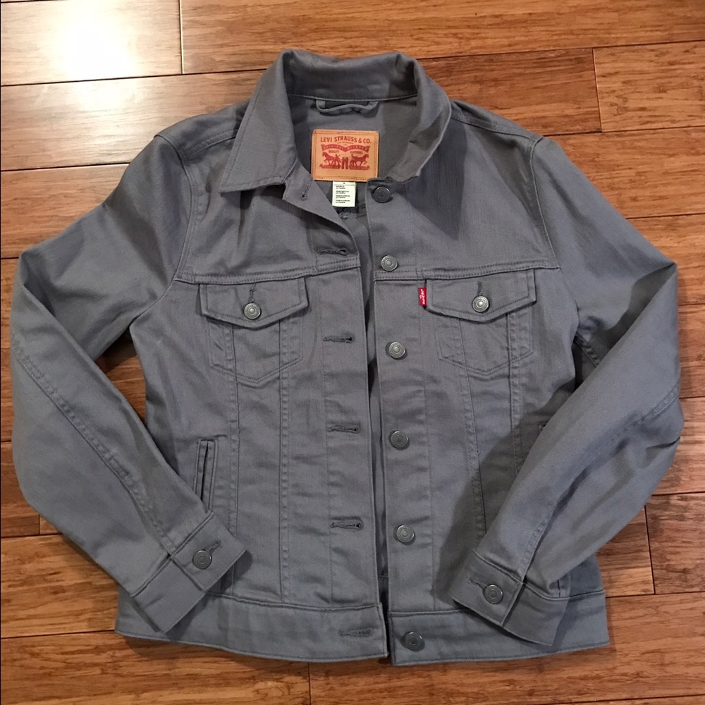 Levi Strauss & Co gray denim jacket