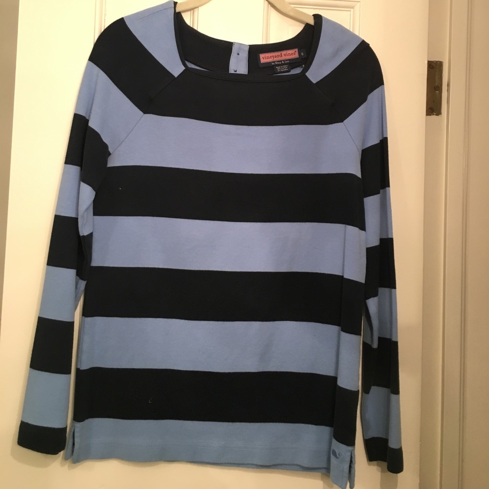 vineyard vines striped long sleeve shirt