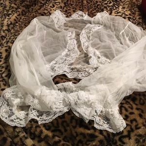 Mesh lace lingerie cover up